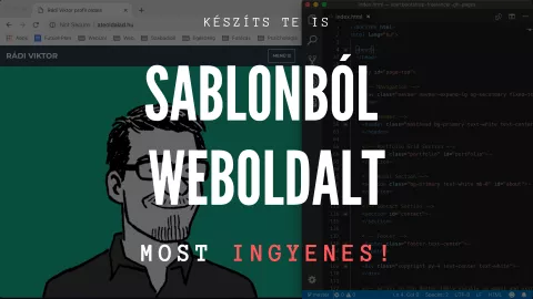 Weboldalkészítés HTML (Bootstrap 4) sablonból
